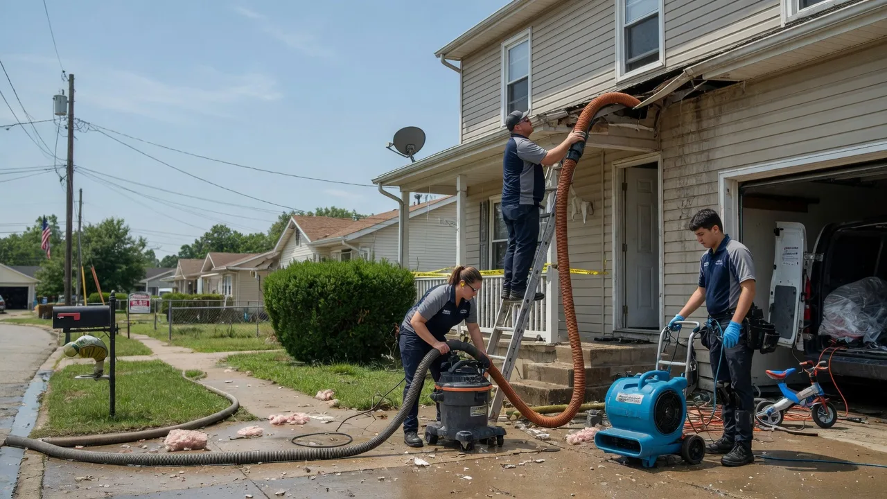 Water Damage Restoration in Arenzville, IL near me